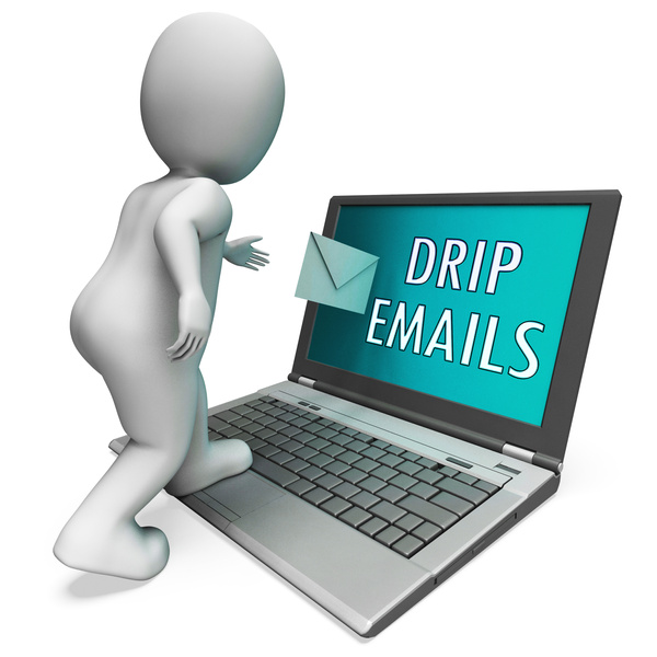 Email Drip Marketing Newsletter Outreach 3d Rendering